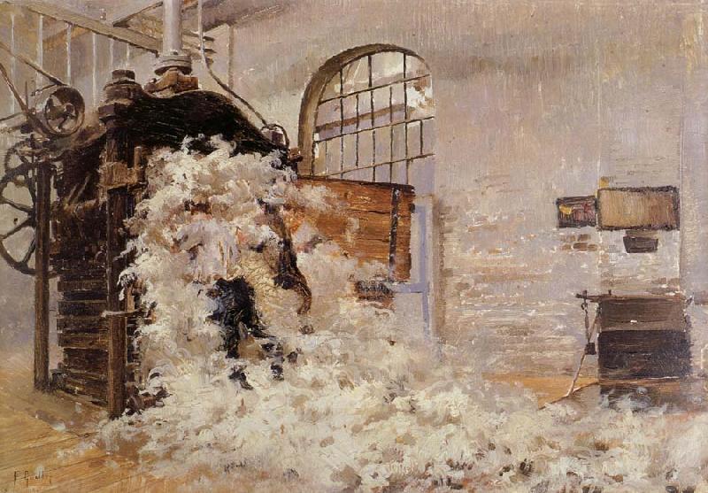 Gueldry Ferdinand-Joseph Scene de triage de la laine a Roubaix oil painting picture